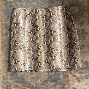 Wild Honey Tan Cream Pencil Mini Skirt Night Out